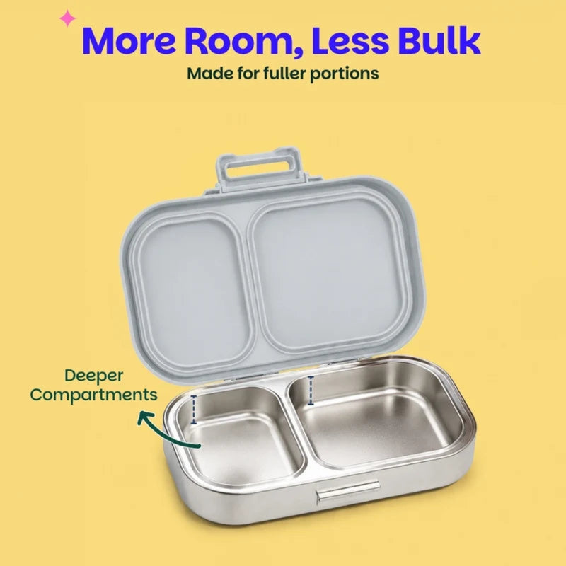 Basil Bento Ace 2 Section Lunch Box -600ml