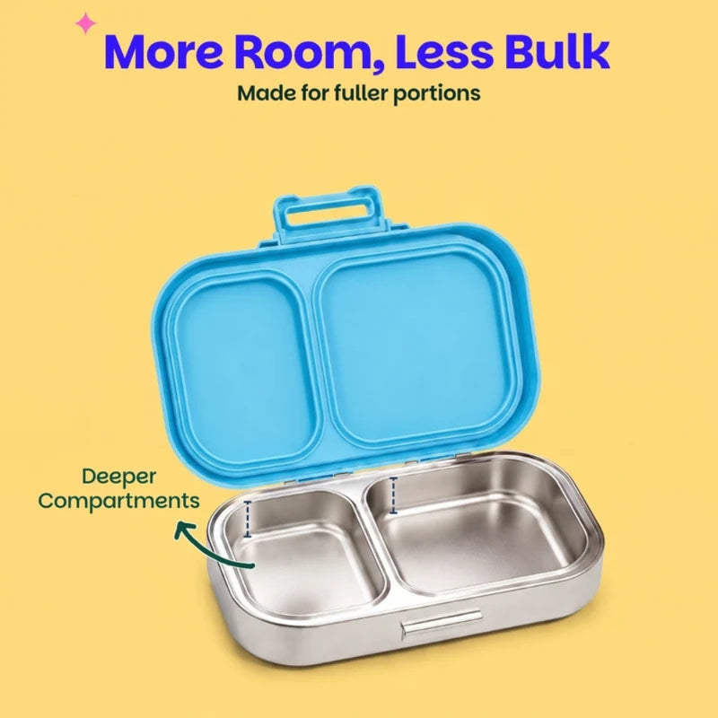 Basil Bento Ace 2 Section Lunch Box -600ml