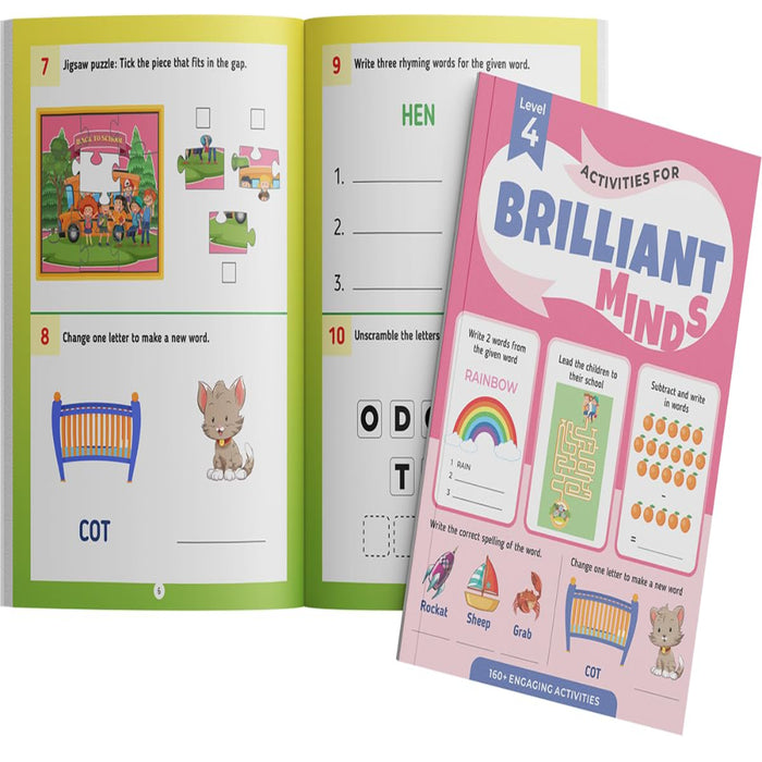 Activities For Brilliant Minds-Activity Books-RBC-Toycra