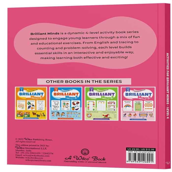 Activities For Brilliant Minds-Activity Books-RBC-Toycra