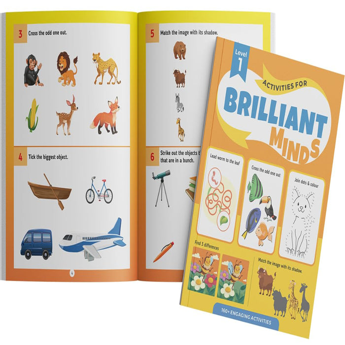 Activities For Brilliant Minds-Activity Books-RBC-Toycra