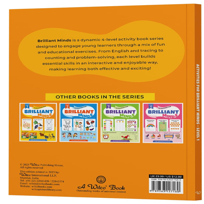Activities For Brilliant Minds-Activity Books-RBC-Toycra