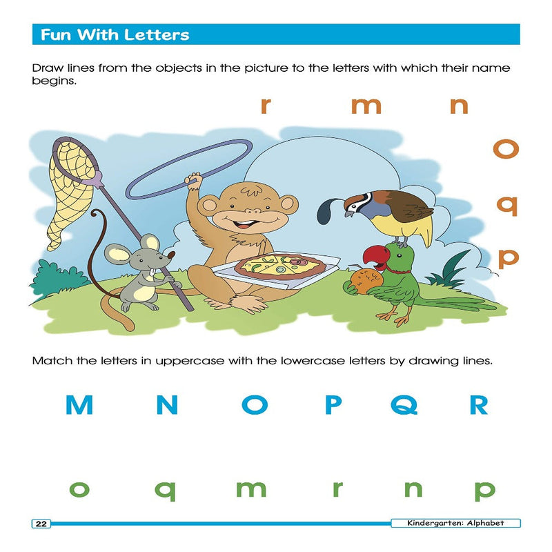 Activity Book : Jumbo Smart Scholars Kindergarten Workbook