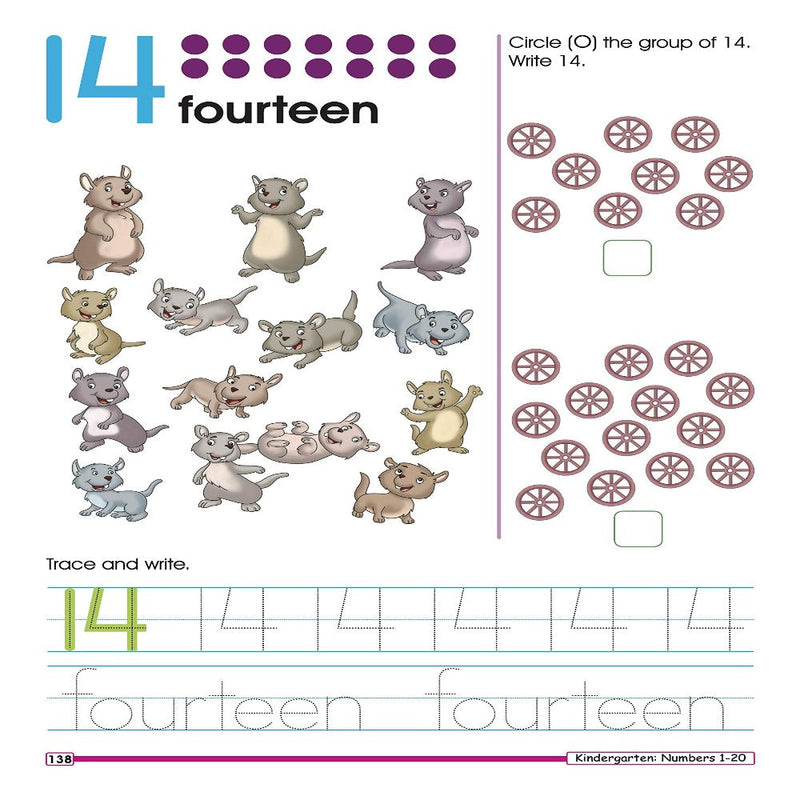 Activity Book : Jumbo Smart Scholars Kindergarten Workbook