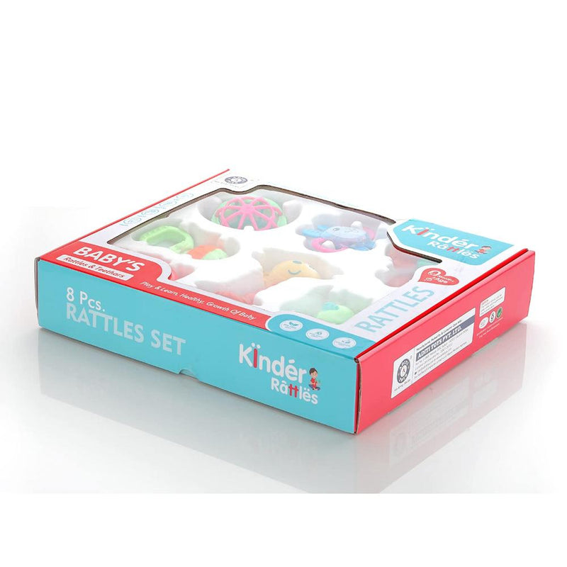 Aditi Toys Kinder Rattle Infant Teething Toy - Multi Color