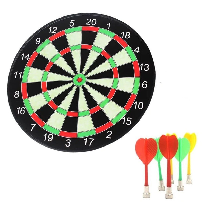 Aditi Toys Magnetic Dartboard with 6 Darts - Multi Color