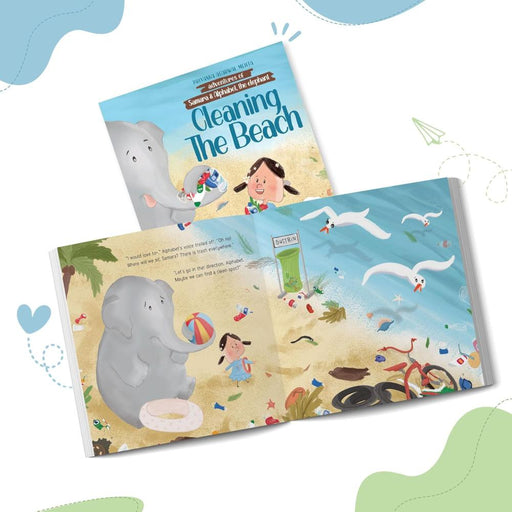 Adventures Of Samara & Alphabet Cleaning The Beach-Picture Book-Sam And Mi-Toycra