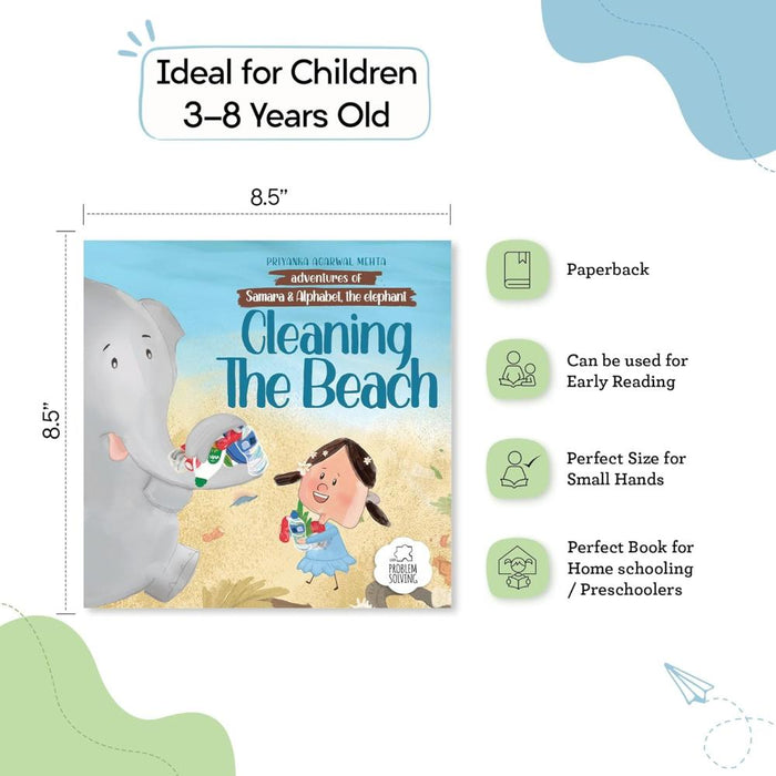 Adventures Of Samara & Alphabet Cleaning The Beach-Picture Book-Sam And Mi-Toycra