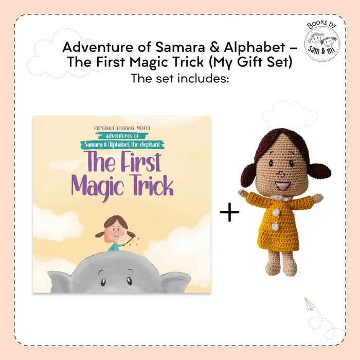 Adventures Of Samara & Alphabet, The First Magic Trick (My Gift Set)-Story Books-Sam And Mi-Toycra