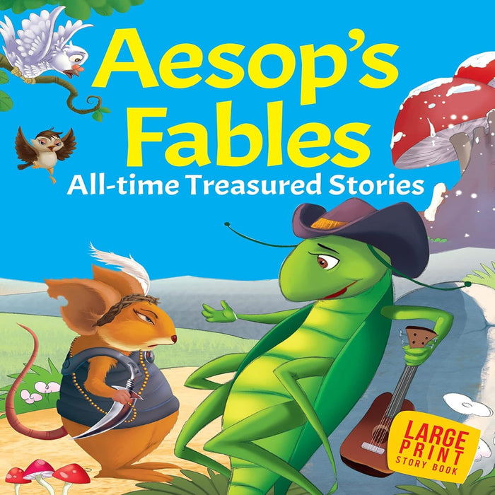 Aesop's Fables All-Time Treasured Stories-Story Books-Ok-Toycra