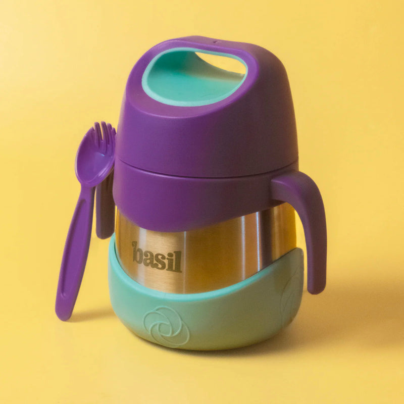 Basil ThermoTot Insulated Food Jar