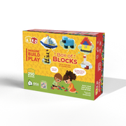 Aiko Box of Blocks 250Pcs Building Construction Blocks Set