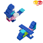 Aiko Box of Blocks Pastel Building Set - 250 Pcs