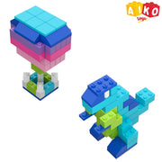 Aiko Box of Blocks Pastel Building Set - 250 Pcs