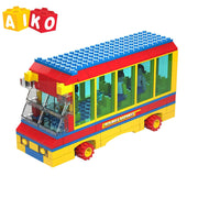Aiko Build-a-Bus Building Block Toy -230 Pcs