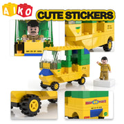 Aiko Build-a-Rick DIY Auto Rickshaw Building Block Bricks Toy