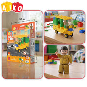 Aiko Build-a-Rick DIY Auto Rickshaw Building Block Bricks Toy