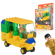 Aiko Build-a-Rick DIY Auto Rickshaw Building Block Bricks Toy