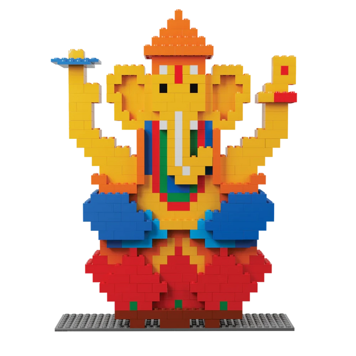 Aiko My Ganesha Set - 601 Pcs Building Construction Blocks Set-Construction-Aiko-Toycra