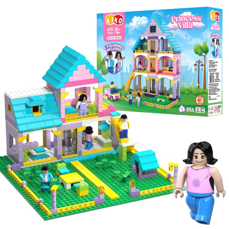 Aiko Princess Villa Imagine Build Play - 610 Blocks