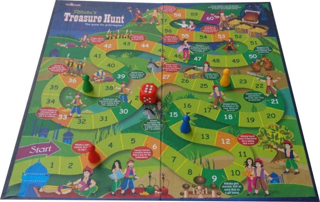 Alibaba's Treasure Hunt – The Ultimate Family Adventure Board Game!-simple-Toymate-Toycra