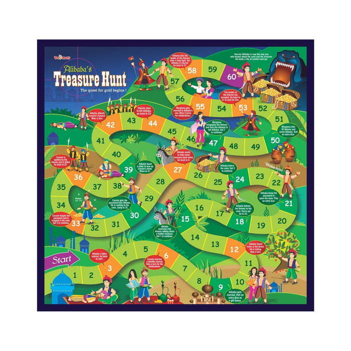 Alibaba's Treasure Hunt – The Ultimate Family Adventure Board Game!-simple-Toymate-Toycra
