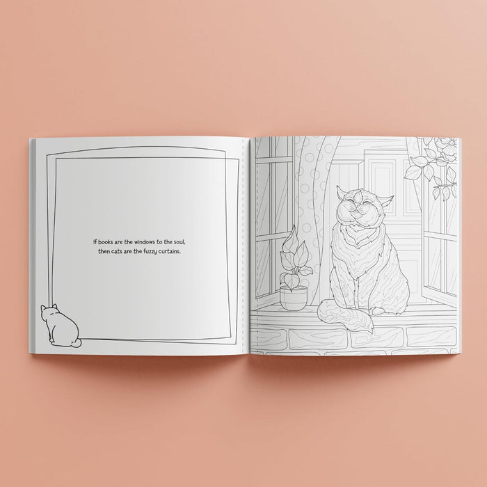 All I Need Is Books & Cats Creative Colouring-Activity Books-Pp-Toycra