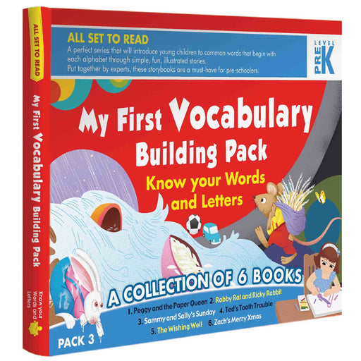 All Set To Read My First Vocabulary Building Pack-Picture Book-Ok-Toycra