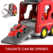 Alphabet Baby 5-in-1 Rescue Vehicles Fire Truck -Red