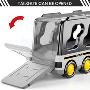 Alphabet Baby 5-in-1 Rescue Vehicles Police Truck -Black