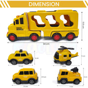 Alphabet Baby 5-in-1 Transporter Truck-Emergency vehicle Yellow