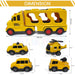 Alphabet Baby 5-in-1 Transporter Truck-Emergency vehicle Yellow-Vehicles-Alphabet Baby-Toycra