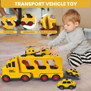 Alphabet Baby 5-in-1 Transporter Truck-Emergency vehicle Yellow
