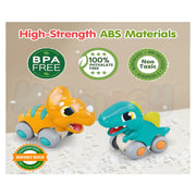 Alphabet Baby Cool Run Friction-Powered Dinosaur Set of 4