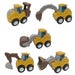 Alphabet Baby Press & Go Construction Vehicle Set of 5-Vehicles-Alphabet Baby-Toycra