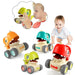 Alphabet Baby Press N Go Dino Whistle Car - Pack of 4-Vehicles-Alphabet Baby-Toycra