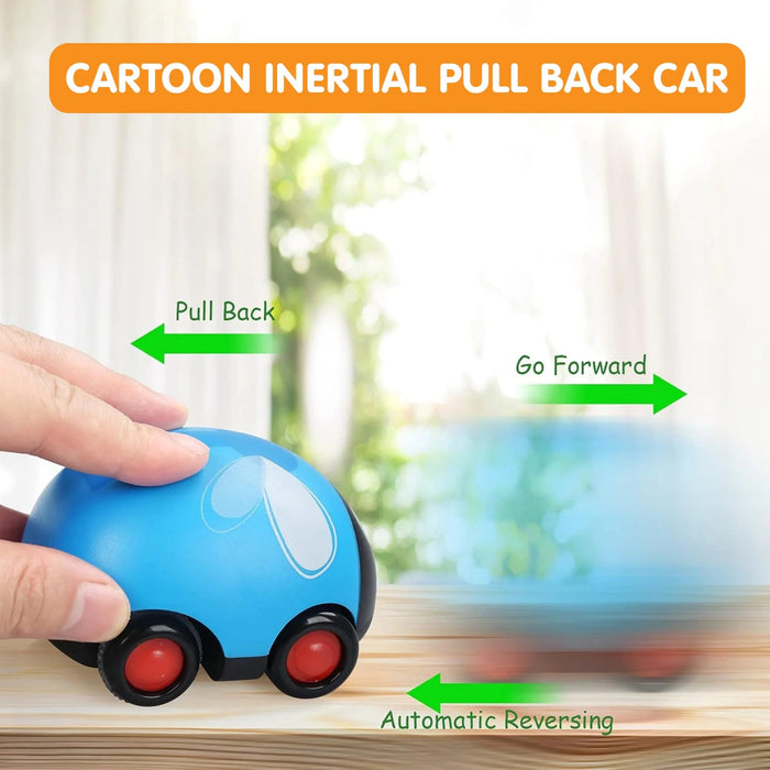 Alphabet Baby Press and Go Beetle Toy Car - Pack of 4-Vehicles-Alphabet Baby-Toycra