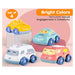Alphabet Baby Pull-Back Toy Cars - Pack of 4-Vehicles-Alphabet Baby-Toycra
