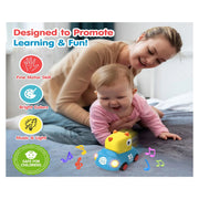 Alphabet Baby Push & Go Musical Dinosaur- Pack of 2