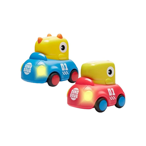 Alphabet Baby Push & Go Musical Dinosaur- Pack of 2-Vehicles-Alphabet Baby-Toycra