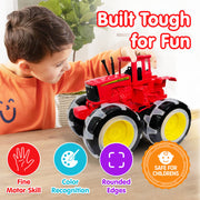 Alphabet Baby Small Farm Tractor -Red