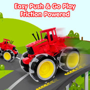 Alphabet Baby Small Farm Tractor -Red