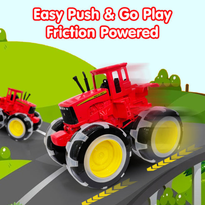 Alphabet Baby Small Farm Tractor -Red-Vehicles-Alphabet Baby-Toycra