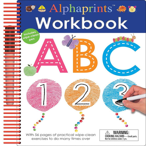 Alphaprints : ABC Wipe Clean Workbook-Books-Priddy Books-Toycra