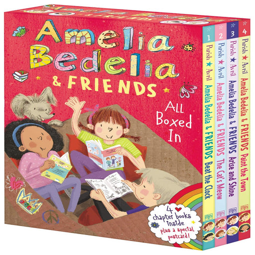 Amelia Bedelia & Friends All Boxed In 4 Chapter books in side-Story Books-Hc-Toycra