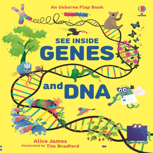 An Usborne Flap Book See Inside Genes And Dna-Encyclopedia-Usb-Toycra