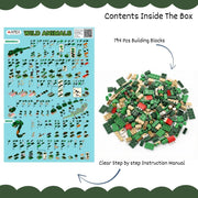 Apex 3-in-1 Wild Animal Building Blocks Kit
