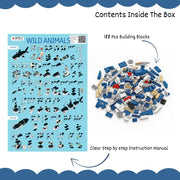 Apex 3-in-1 Wild Animal Building Blocks Kit