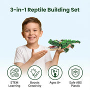 Apex 3-in-1 Wild Animal Building Blocks Kit