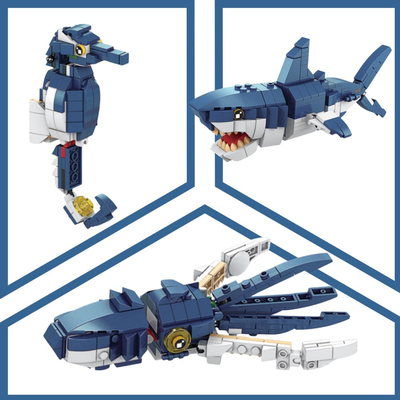 Apex 3-in-1 Wild Animal Building Blocks Kit